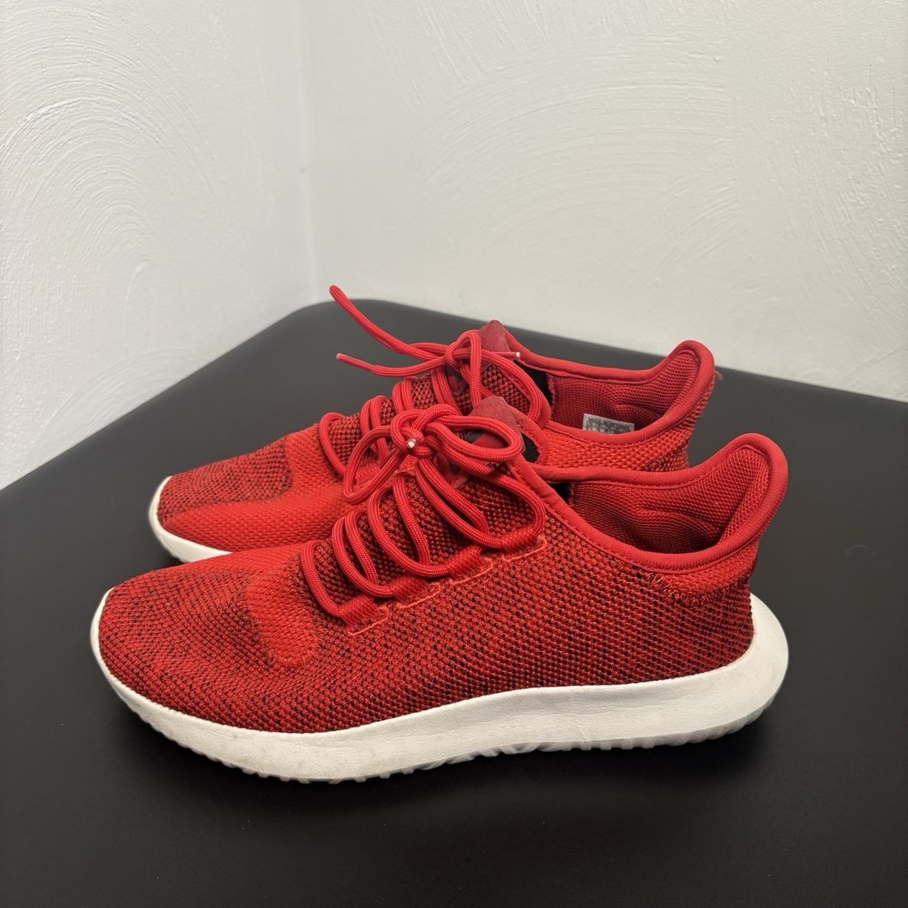 Adidas Tubular Shadow Men's Size 6.5 Red Athletic Running Shoes Sneakers BW1314